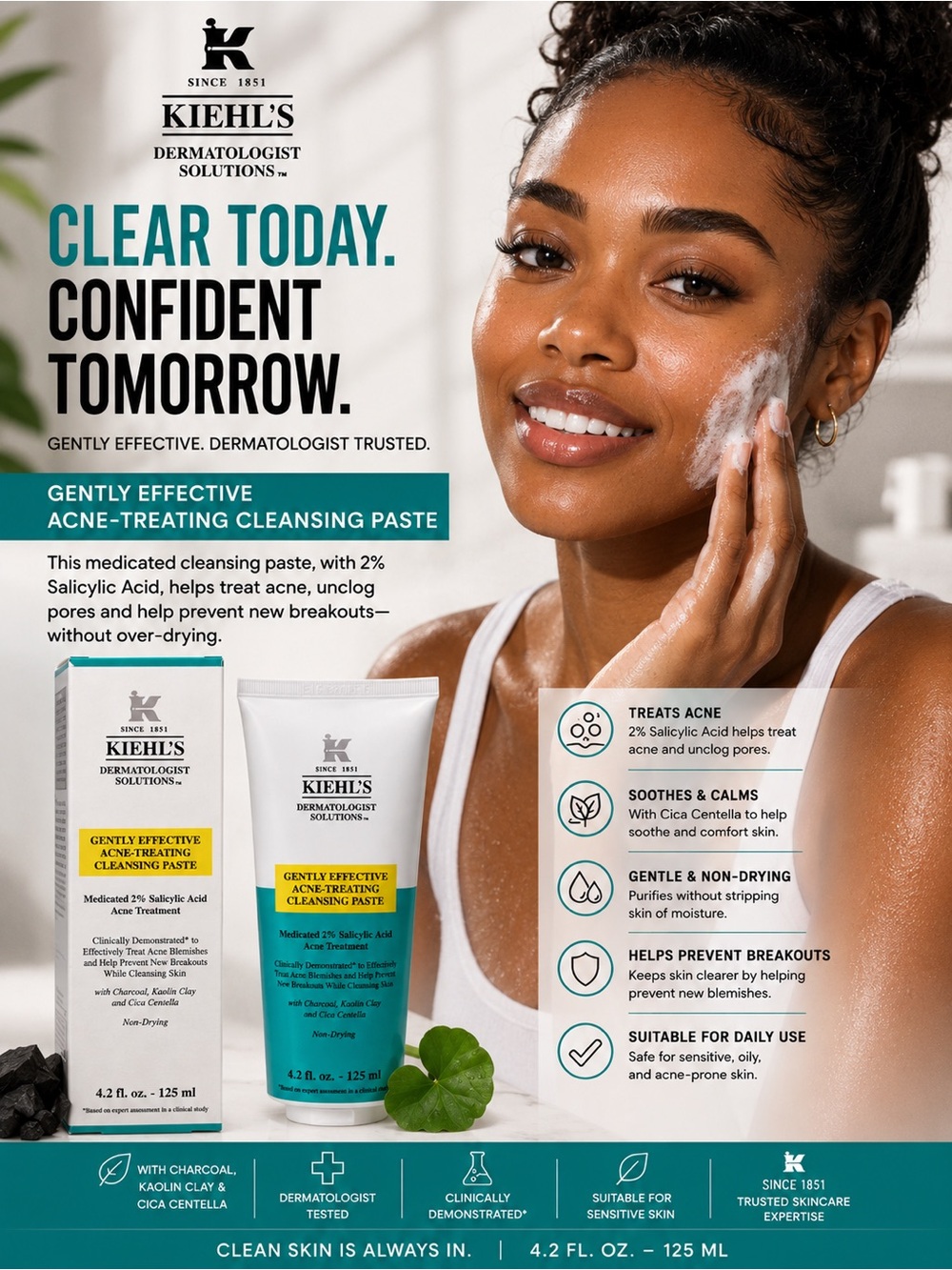 Kiehl's Gently Effective Acne-Treating Cleansing Paste